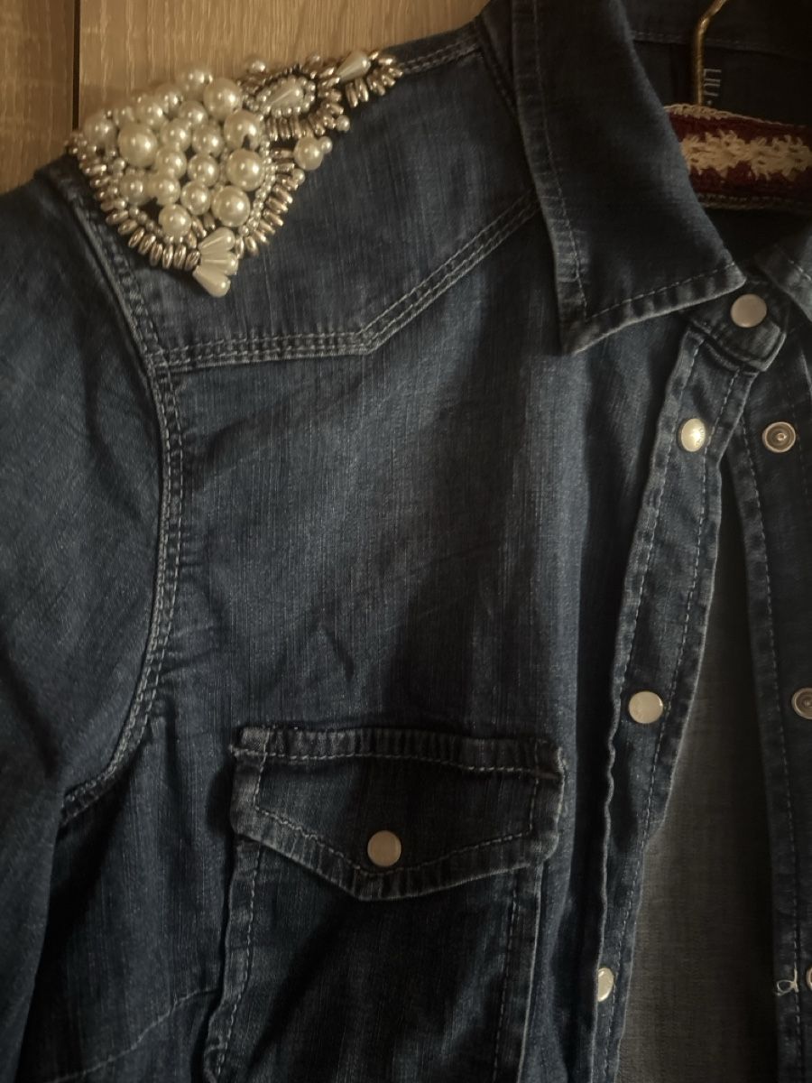 Liu Jo Camicette: Bluse Jeans Marke Liujo Gr. S – Usato da Kaltbrunn venduto da Modern 1