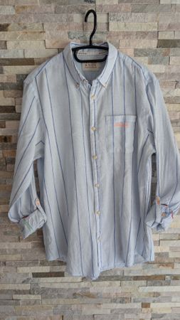 Stylisches Scotch & Soda Hemd – Leinen-Mix – Gr. M
