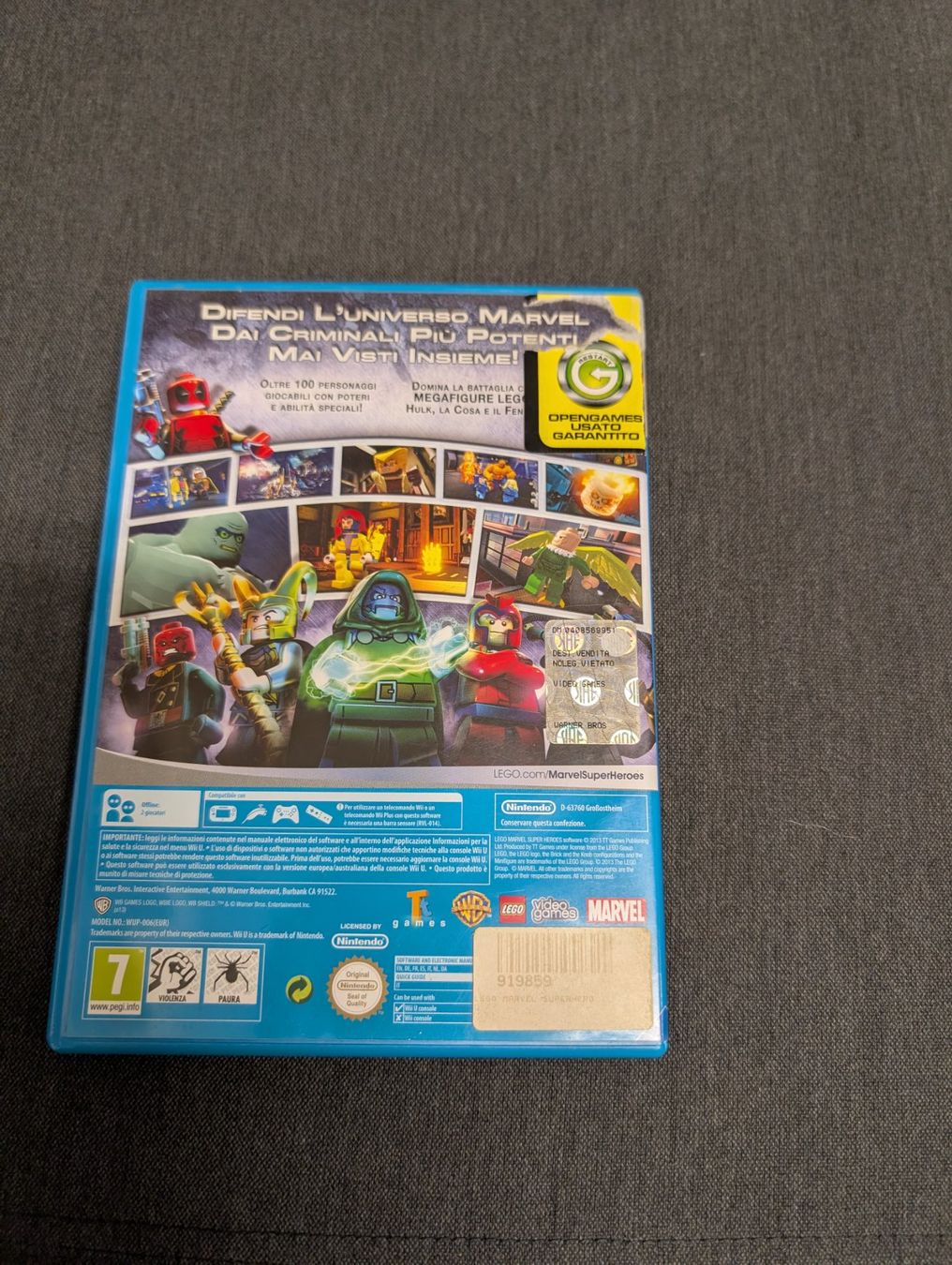 Giochi: Lego marvel superheroes Nintendo Wii u – Usato da Giubiasco venduto da Ticinerd 1