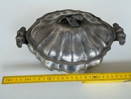 PORTA CARAMELLE NUOVA MAI USATA IN PELTRO ZINN ANNI 60