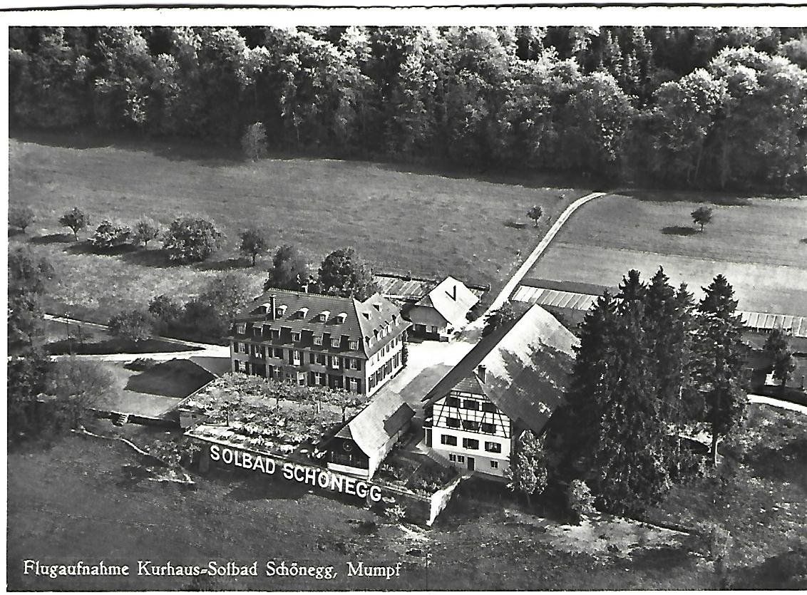 Cartoline postali: Flugaufnahme  Kurhaus Mumpf – Usato da Wetzikon ZH venduto da Brulu100