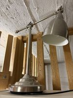 Schreibtischlampe / Tischlampe - Silber-Look