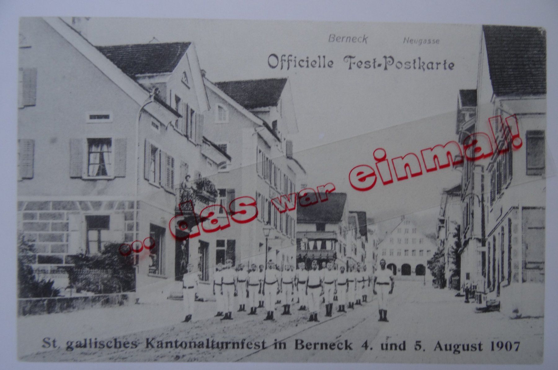 Cartoline postali: St. Gallen 2mal Berneck anno dazumal – Usato da Safnern venduto da Wstussi
