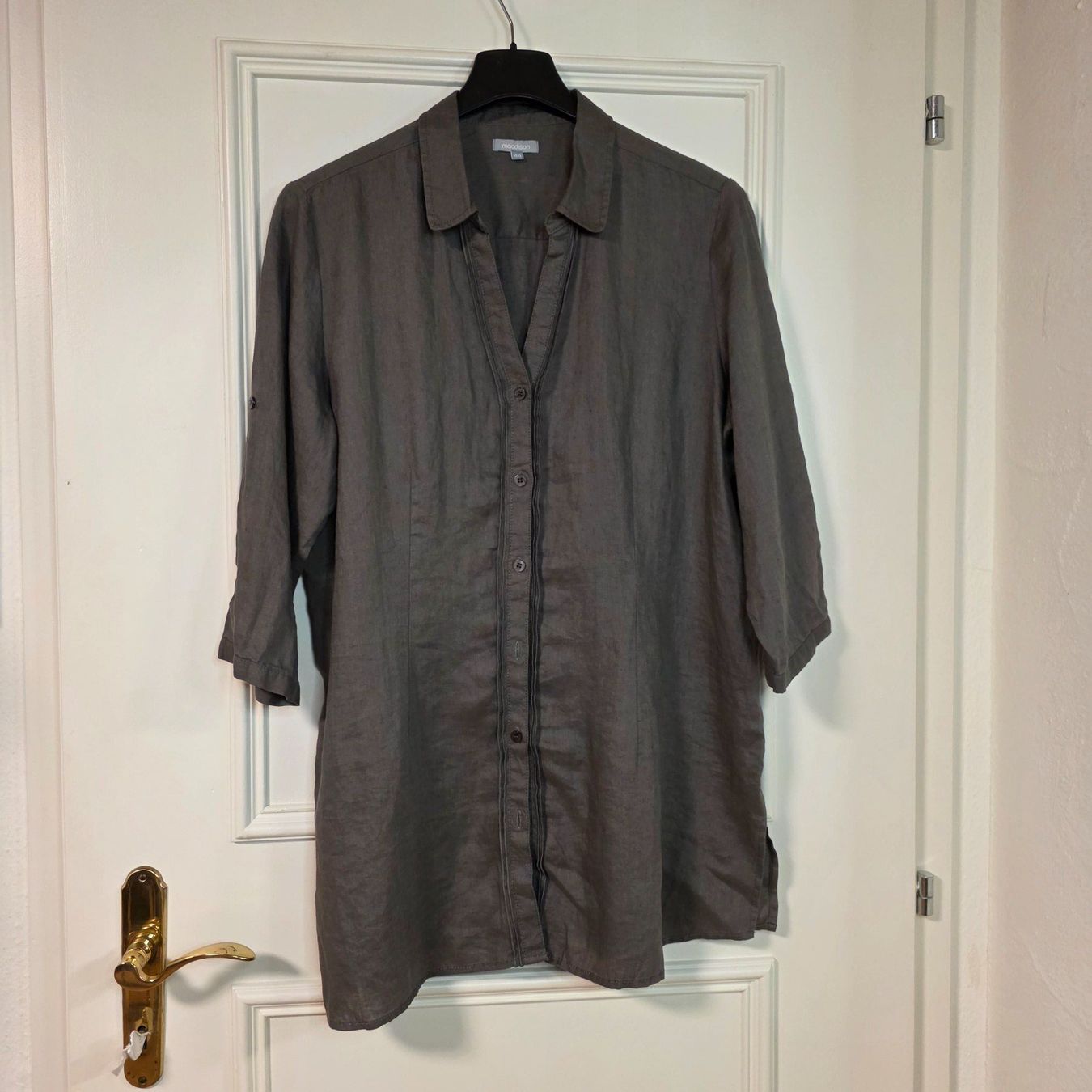 Maddison Blusen: Maddison Leinenhemd, Grau, Gr. M/L – Gebraucht aus Wald ZH von CapLux 4