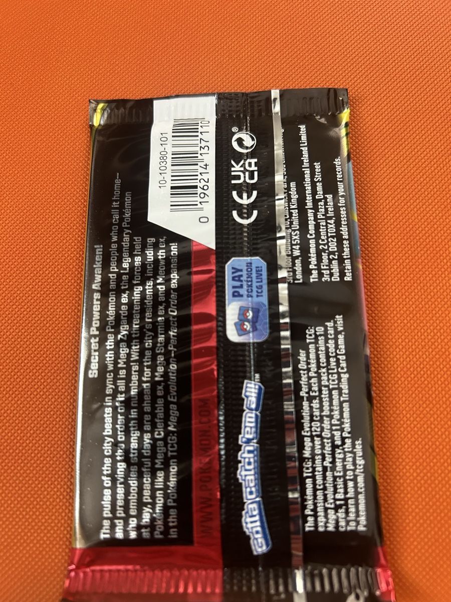 Pokémon Sammelbilder & Trading cards: Pokémon TCG Mega Evolution Perfect Order Booster Pack – Neu und originalverpackt aus Zürich von Sadavina 1