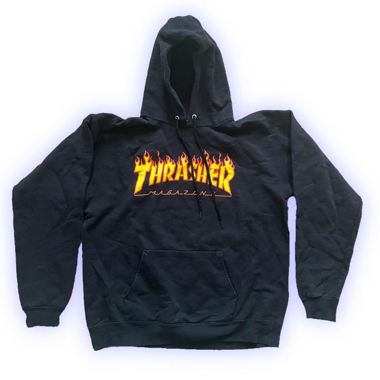 Schwarzer deals thrasher hoodie