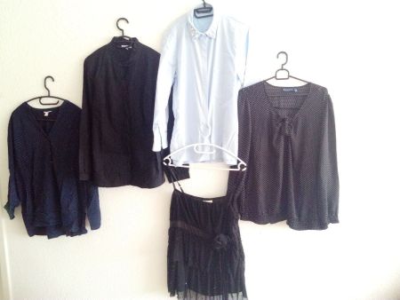 ZARA,ESPRIT,KOOKAI, usw. DAMENBLUSEN, Gr. 42, 5 Stk. NEUWERT