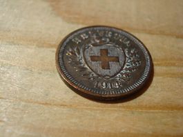 (D1) Départ 1 CHF 1 Rappen 1914
