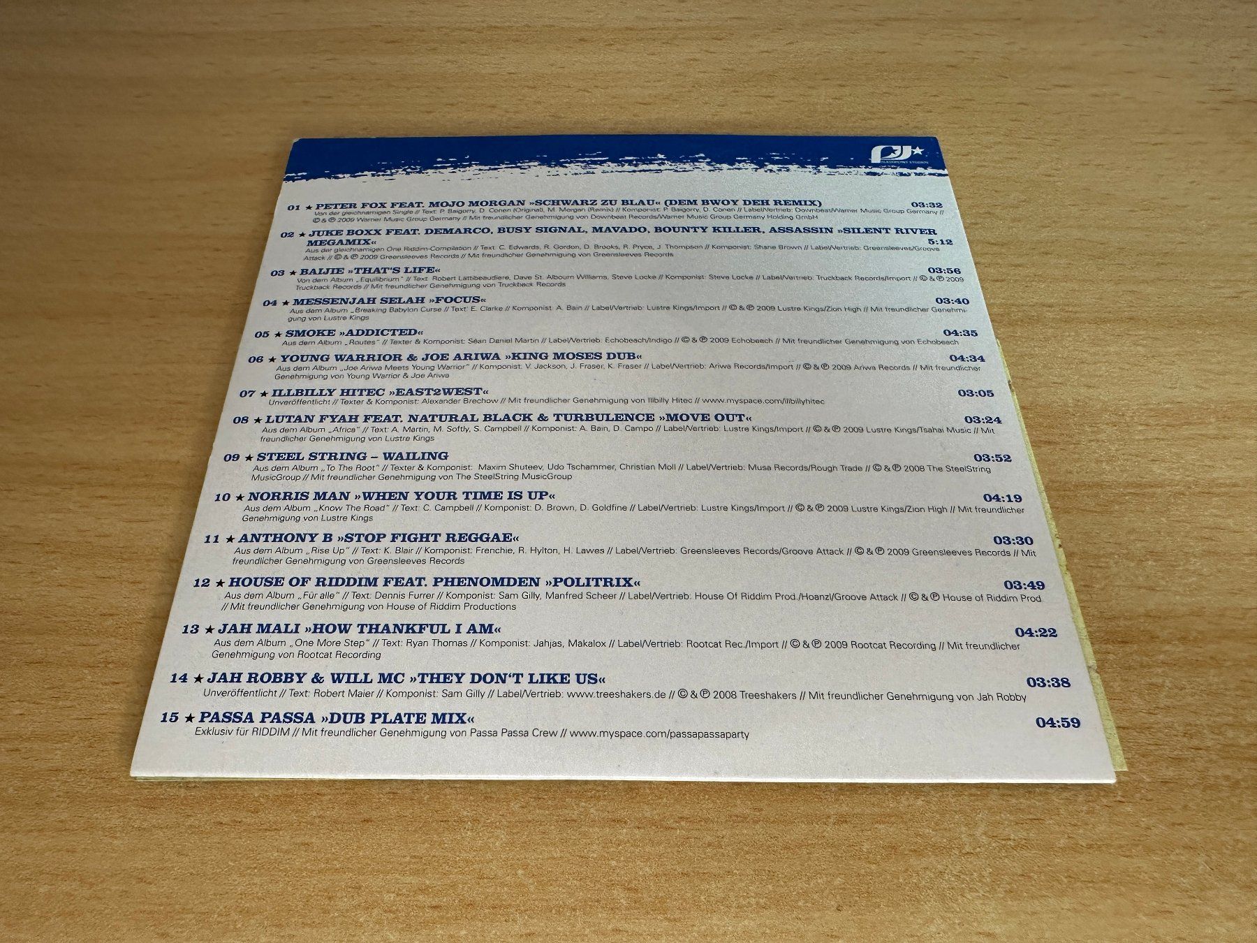 CD: Various – Riddim CD #42 – Usato da Rikon im Tösstal venduto da Alpenmutz 1