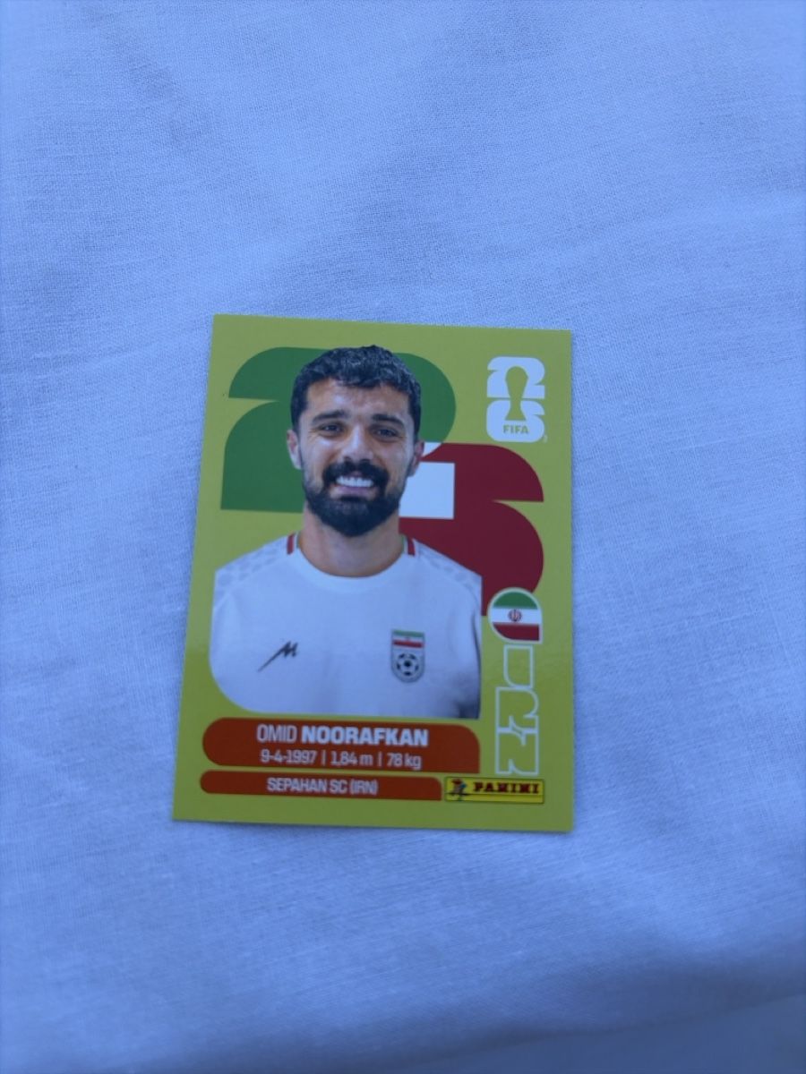 Panini Carte collezionabili: Omid Noorfkan – Nuovo (secondo la descrizione) da Dornach venduto da metallbau.ch