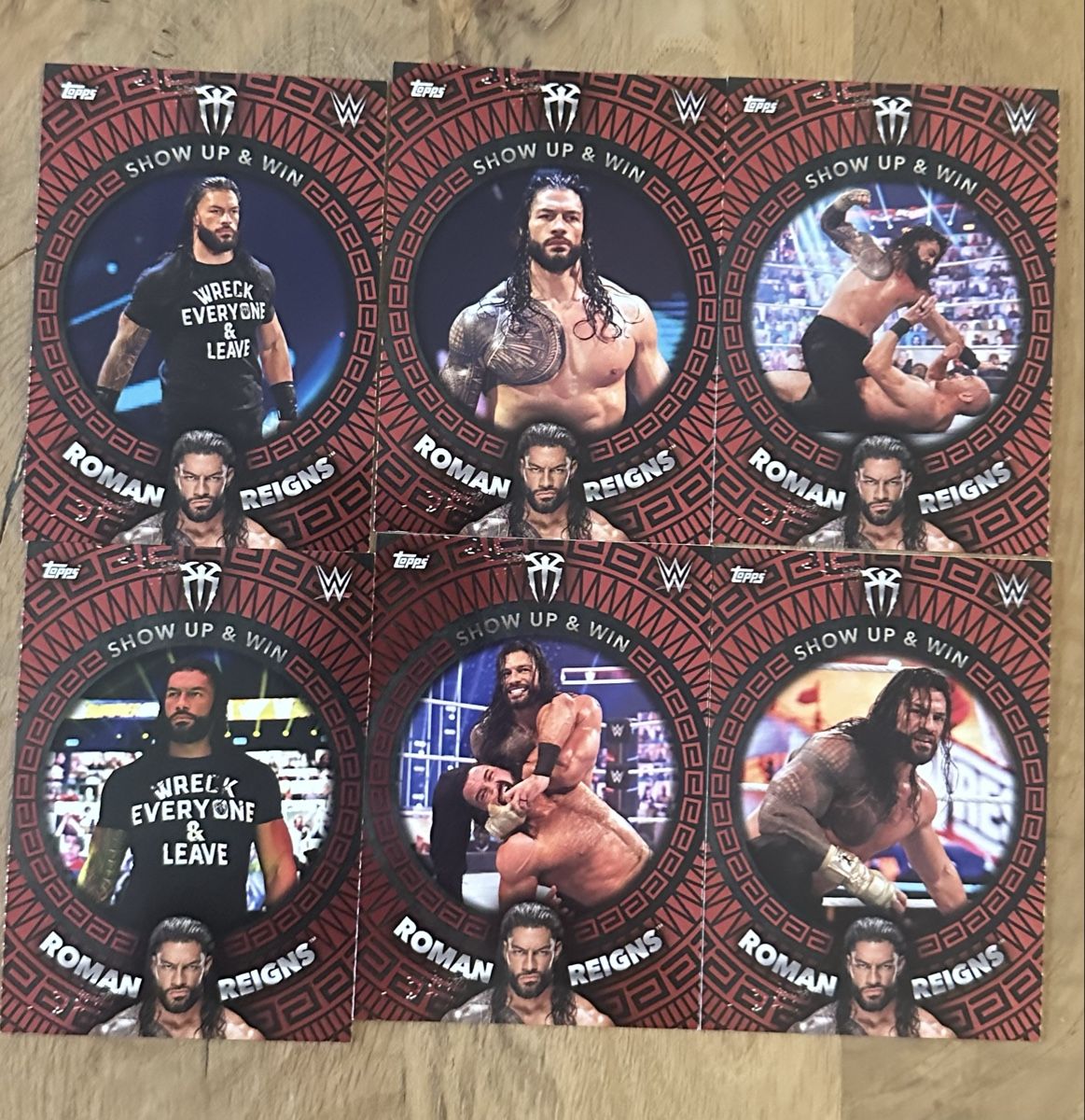 Topps Carte collezionabili: Roman Reigns WWE Topps Karten Set – Nuovo (secondo la descrizione) da Luzern venduto da LuzernTCGLab