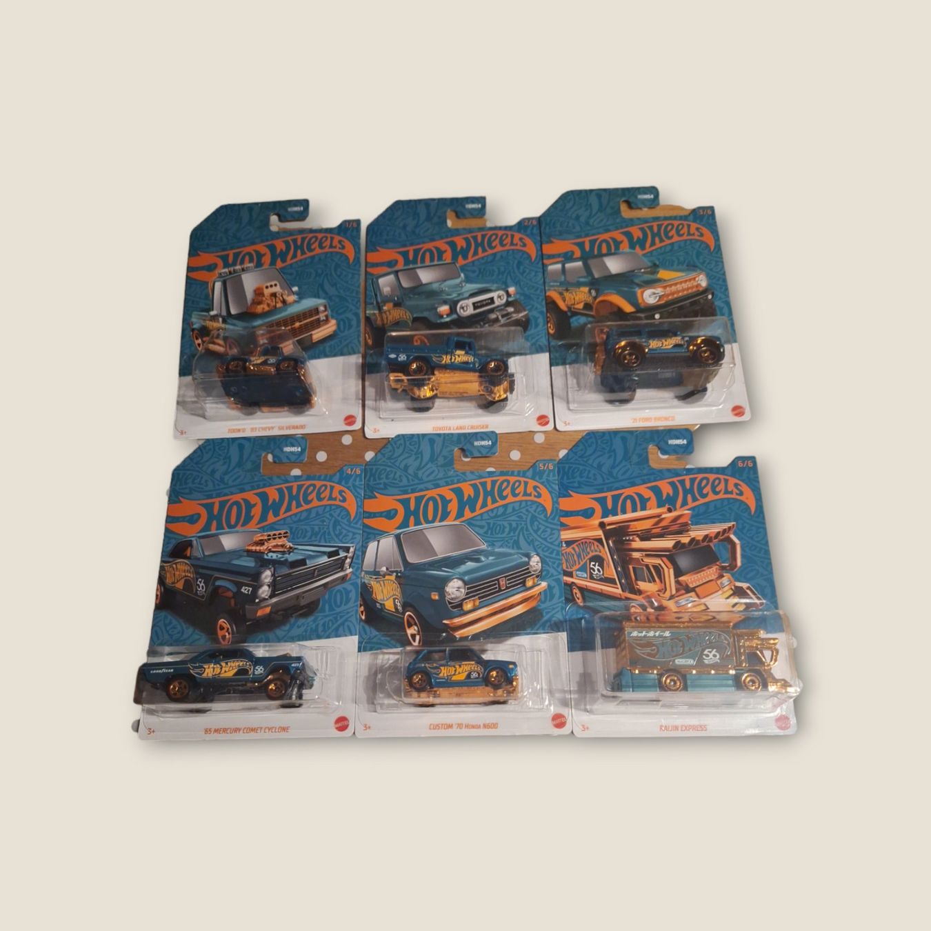 Hot Wheels Modellautos: Hot Wheels Blue & Gold 2024 Set – Neu und originalverpackt aus Adlikon von Mmartin0