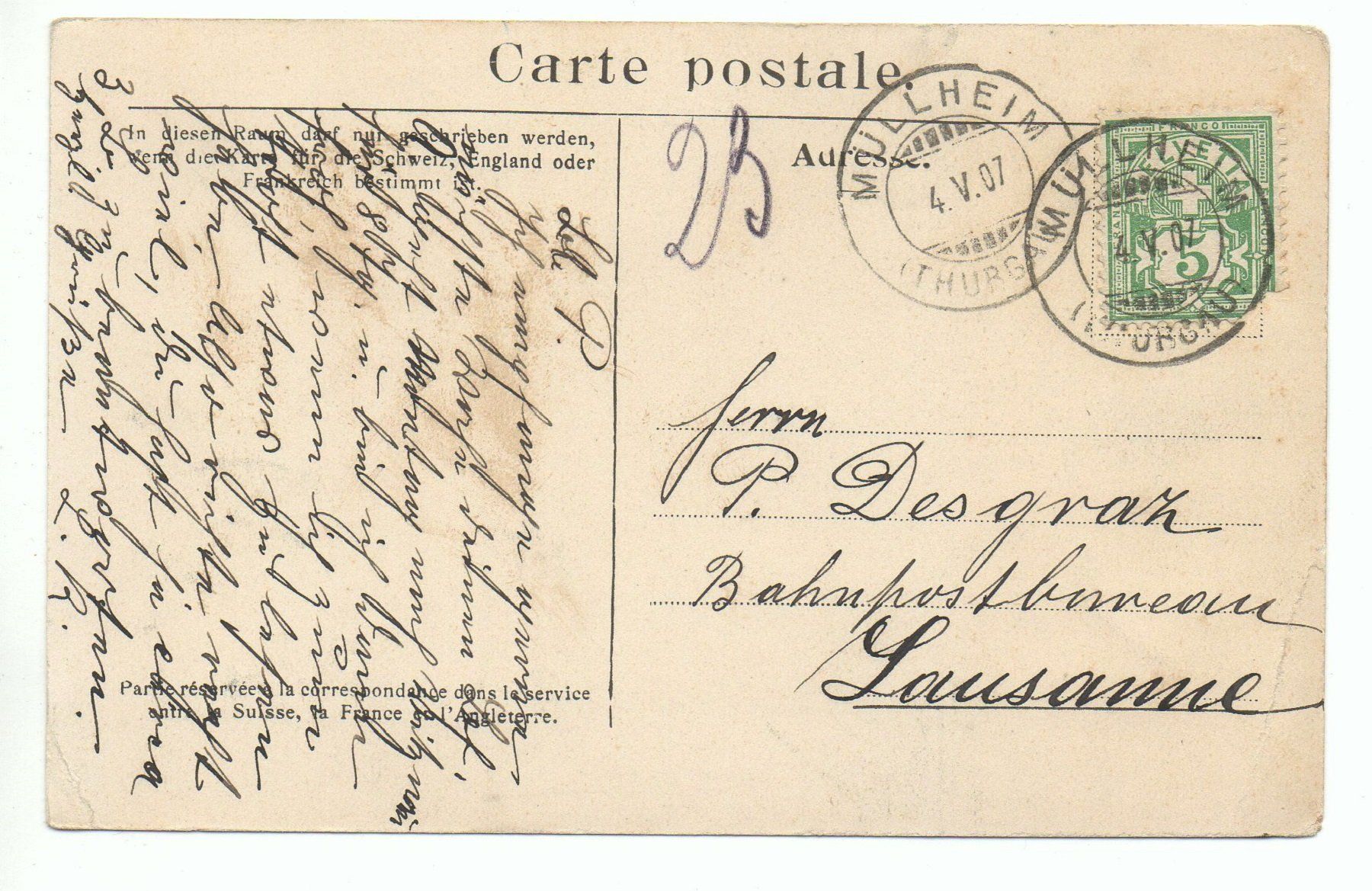 Cartes postales: WILDHAUS Dorflinde – D'occasion à Jona par philajona 1
