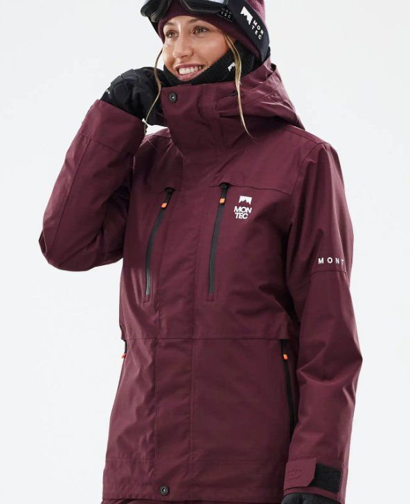 Montec Giacche: Skijacke Montec Damen Burgundy – Nuovo (secondo la descrizione) da Biel/Bienne venduto da jac_pw5y 2