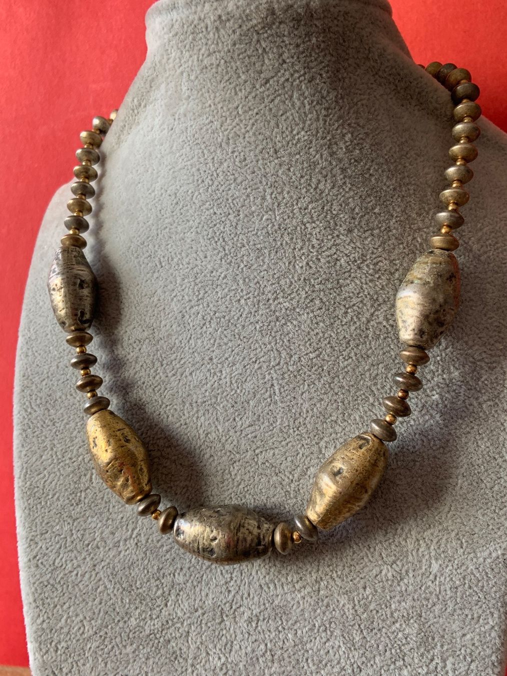 Catenine: Kette Festlich gold-silber (45cm) – Usato da Laufen venduto da belleskulptur 7