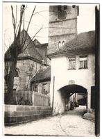 Fotografie Obernzenn, Stadttor und Uhren