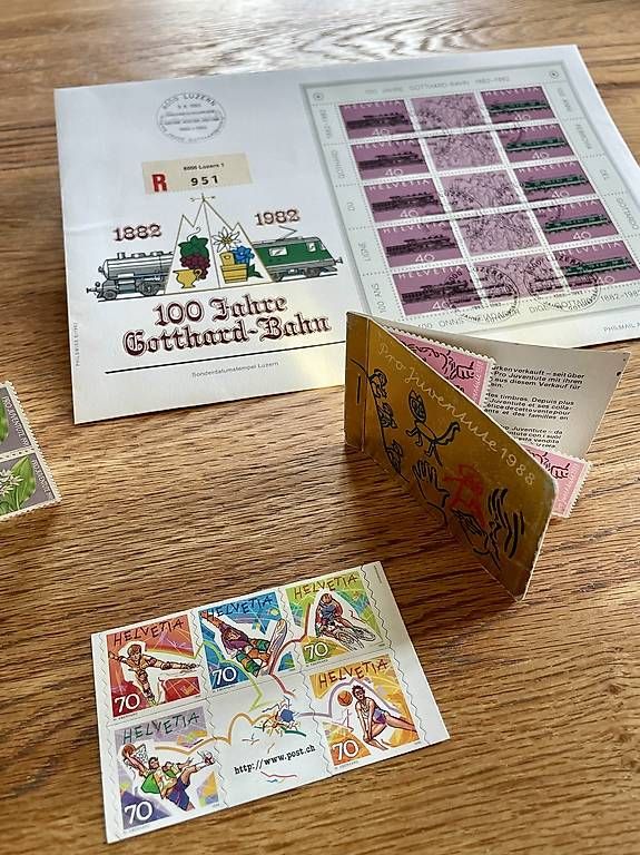 Tous les timbres: Schweizer Briefmarkensammlung  – D'occasion à Buchs AG par fpatricia 3
