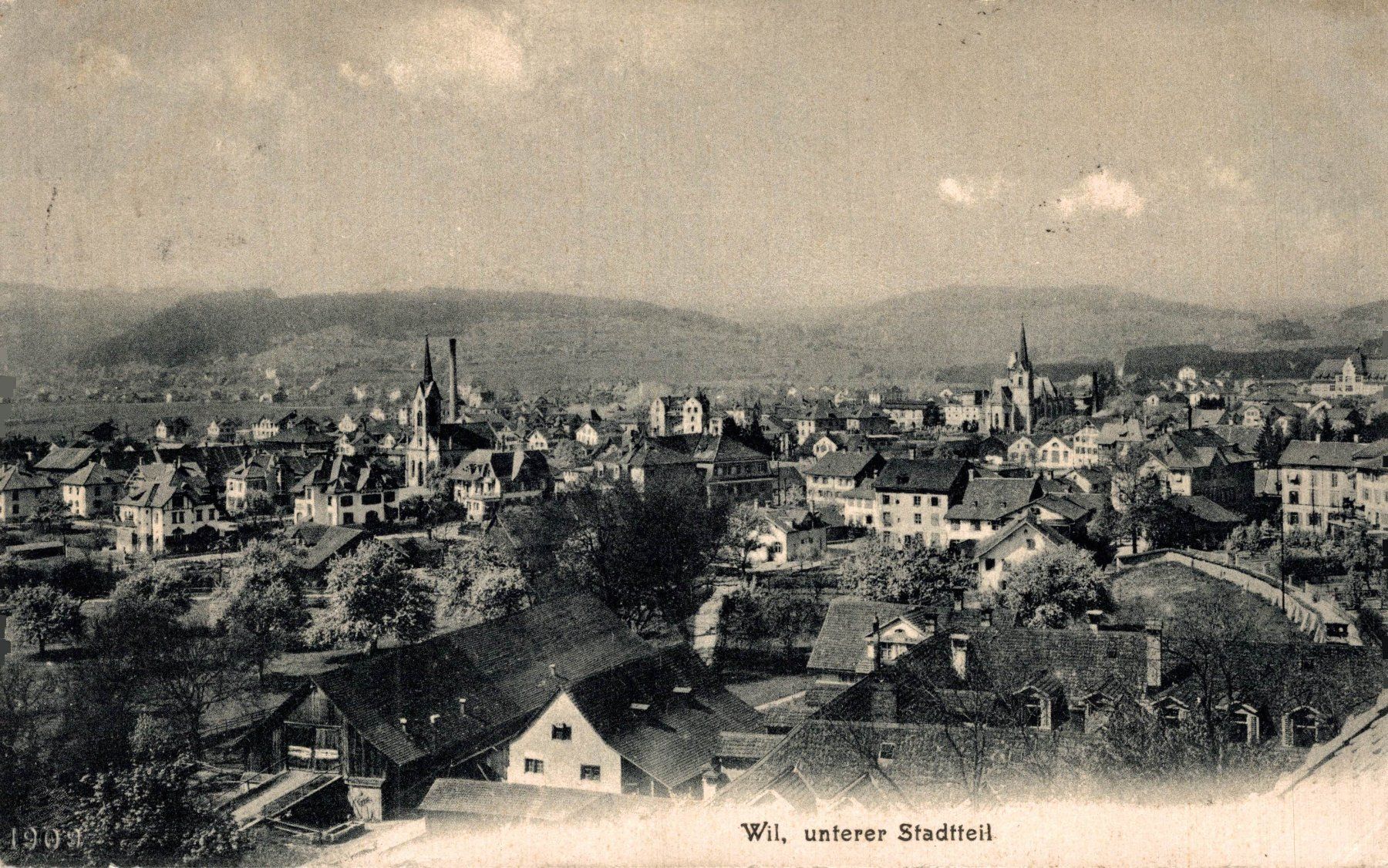 Cartes postales: Wil, unterer Stadtteil – D'occasion à Bronschhofen par Astore