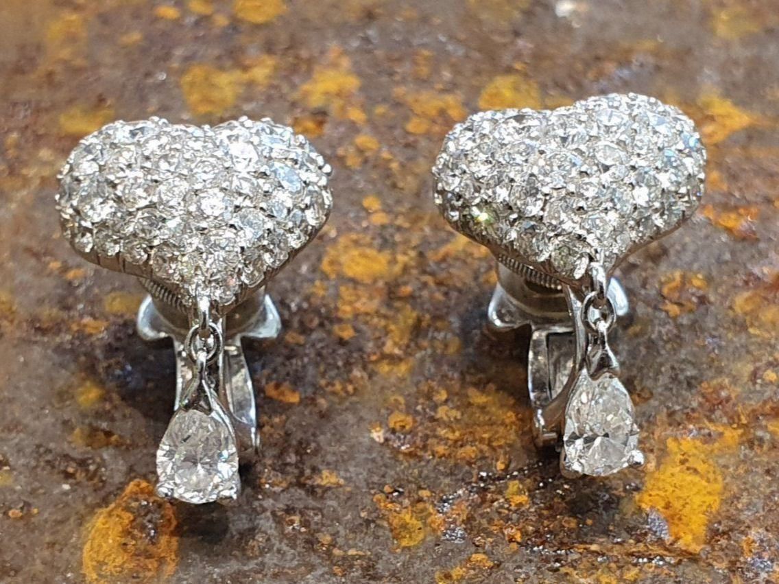 Dior Orecchini pendenti & Orecchini a lobo: Dior Ohrclips Cupidon exrtrem selten Top – Usato da Unterägeri venduto da Altgoldschmuck 9