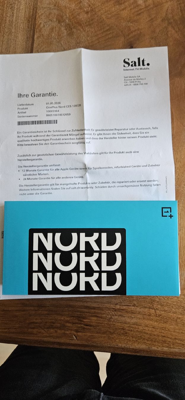 OnePlus Telefoni cellulari / Smartphones: Neues Handy One Plus Nord CE5 – Nuovo e nell'imballaggio originale da Strengelbach venduto da Sigis11