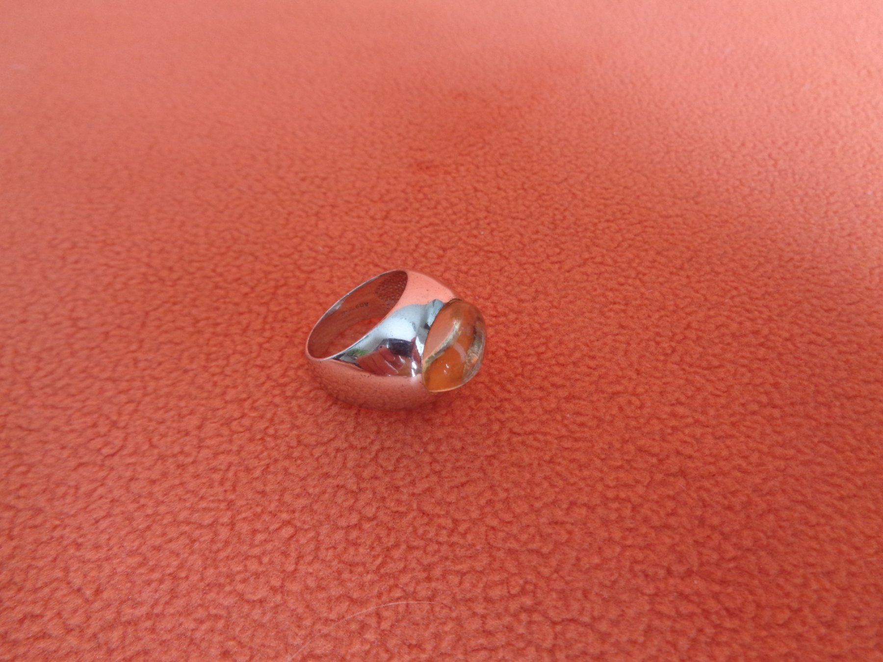 Ringe: Silberring mit Glasstein - Sterling Silber 925 Grösse 50 – Neu (gemäss Beschreibung) aus Chur von omonia 4