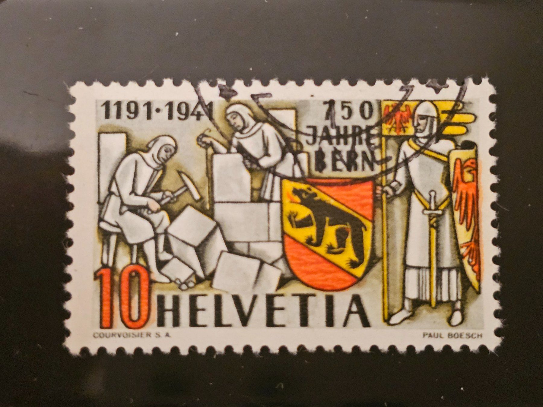 Tutti i francobolli: CH 1941 Abarten N° 253 Pf6 ab 1.-- – Usato da Monte Carasso venduto da giave