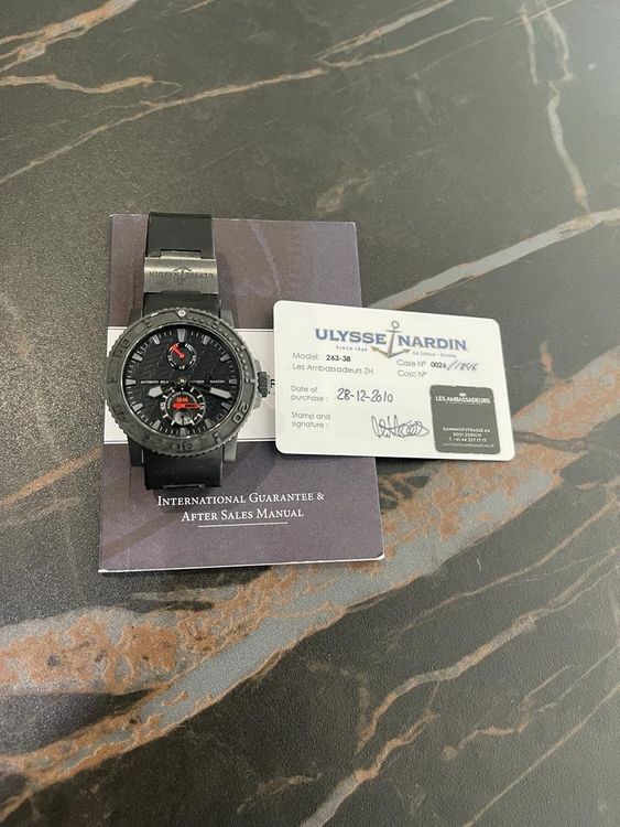 Ulysse Nardin Maxi Marine Diver Black Ocean Special Edition