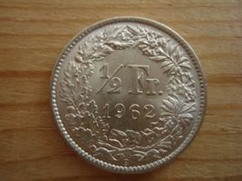 (S1)      1/2 Franken 1962 STGL