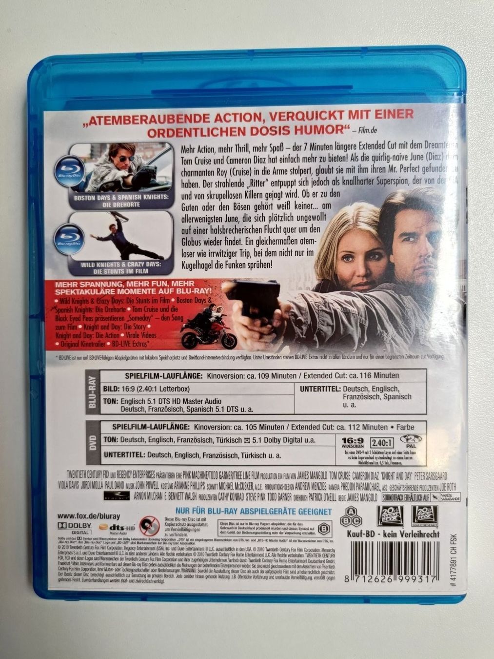 Tutti i DVDs: Knight and Day – Usato da Liestal venduto da Kratzilla 3