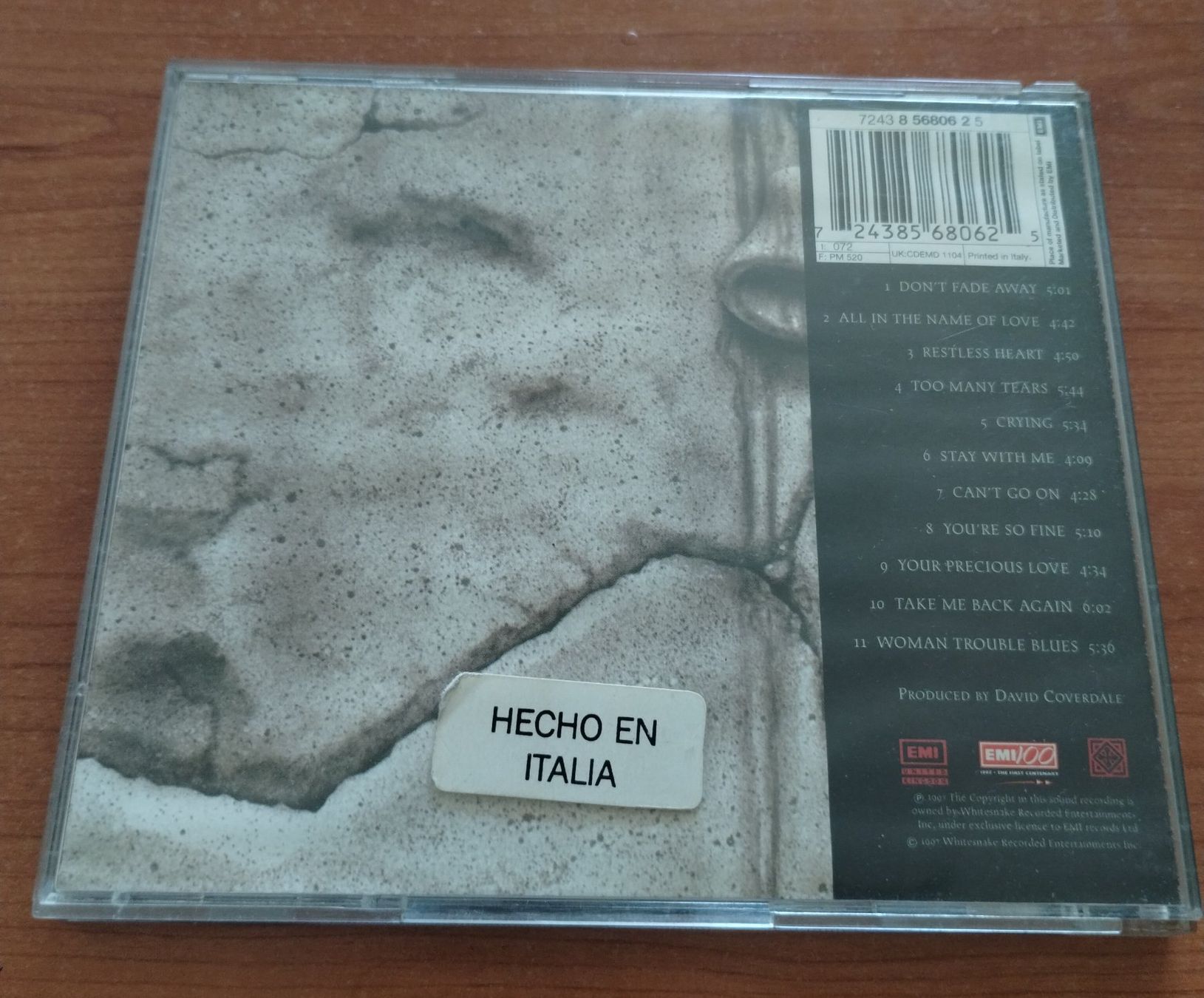 CD: Whitesnake " Restless Heart" – Usato da Lausanne venduto da Martinucci 1