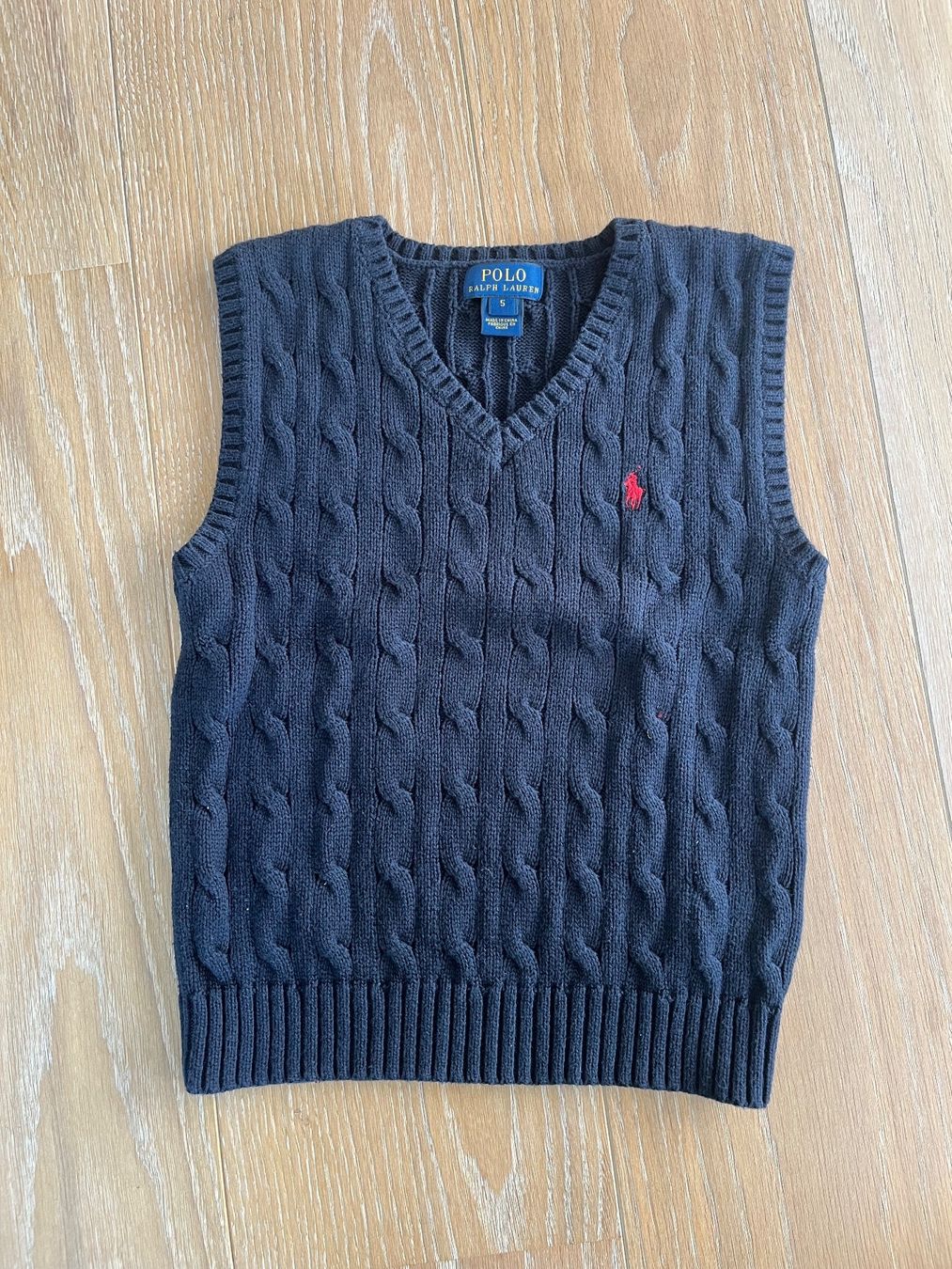 Ralph Lauren Camicie, T-shirt & Polo: RALPH LAUREN SUPER JOLI SWEATER VESTE/ PULL T 5ans – Usato da Puplinge venduto da Amazekids