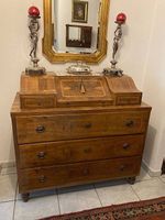 Mobile/secretaire/schrank antico XVII con ribalta