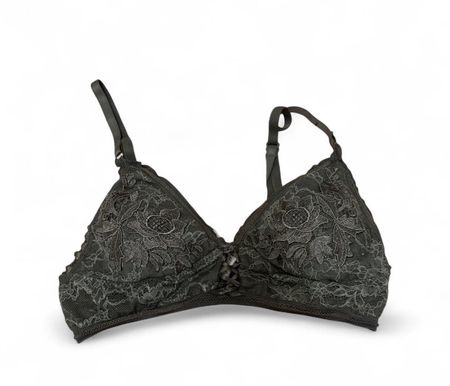 Bralette mit Spitze grün