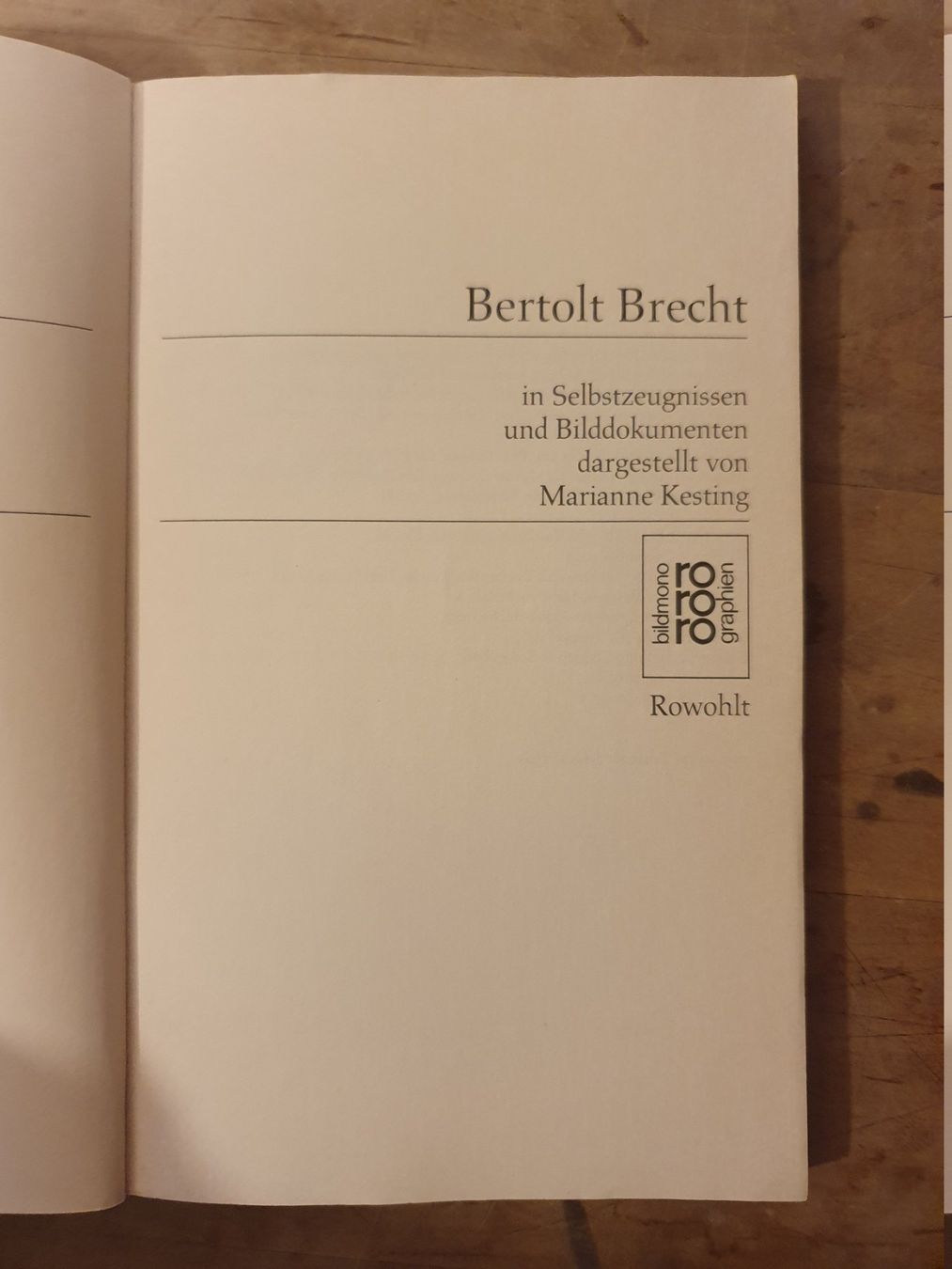 Libri: Bertold Brecht RoRoRo – Usato da Zürich venduto da loosebone 1
