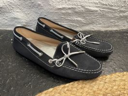 Tod‘s Leder Loafer Gr.38.5 ungetragen dunkelblau