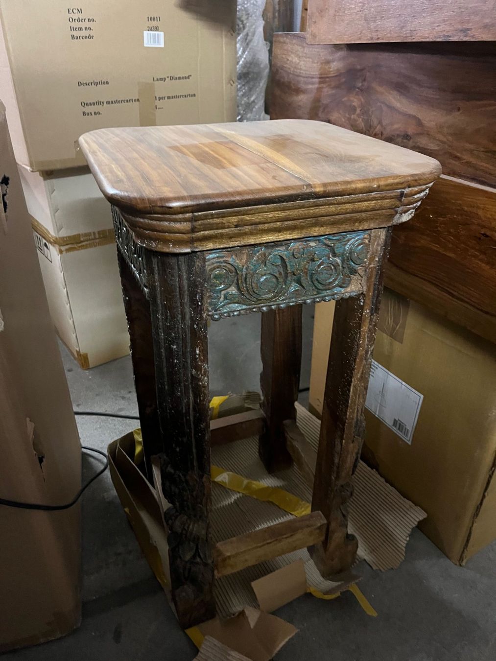 Tische: Hocker/ Beistelltisch aus Mangoholz – Neu (gemäss Beschreibung) aus Alpnachstad von ann_9vpm 5