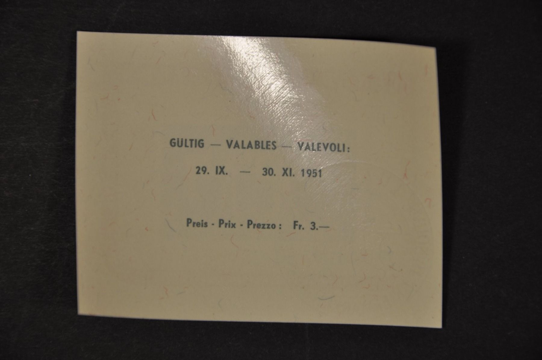 Tutti i francobolli: 1951 LUNABA Block W32 gestempelt Ersttag – Usato da Wolfhalden venduto da Zinauktion 1