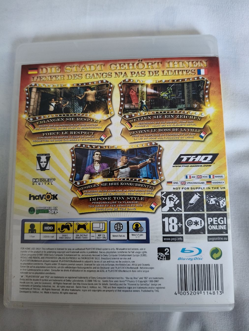 Sony Giochi: Saints Row 2 PS3 – Usato da St. Gallen venduto da Ringa72 1