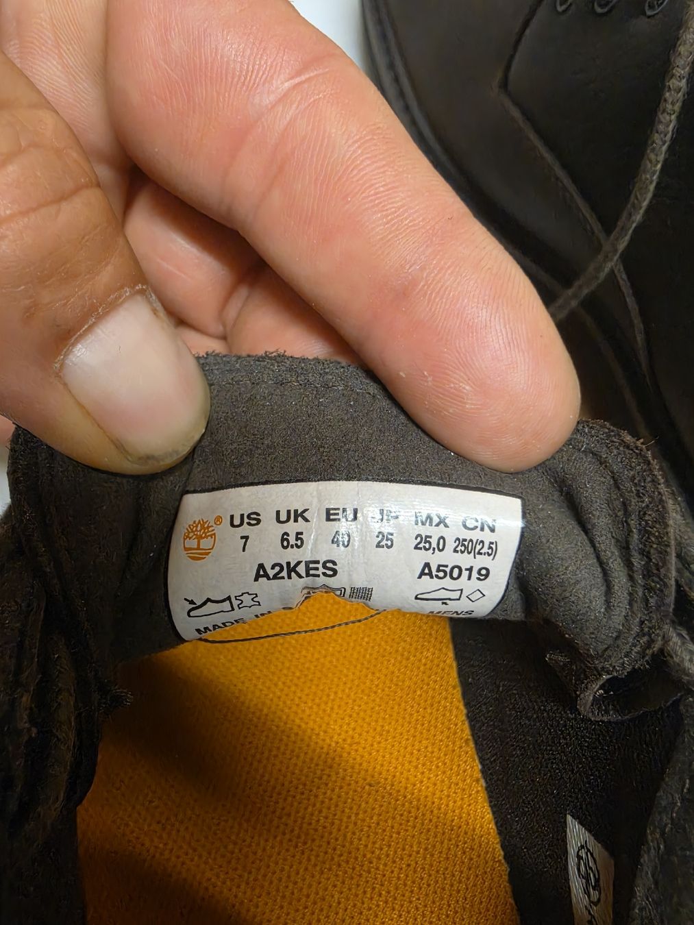 Timberland Scarpe da uomo: Timberland Schuhe braun Leder Gr. 40. – Nuovo (secondo la descrizione) da Ebikon venduto da bagija 4