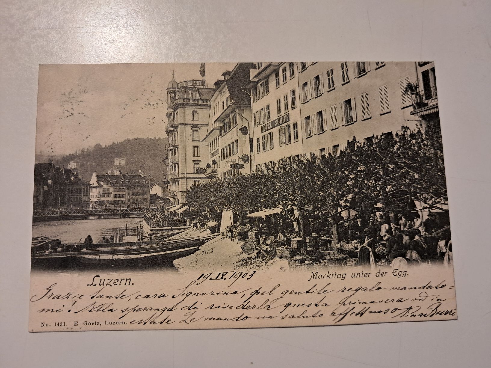 Cartes postales: Lucerna  – D'occasion à Gorduno par ema_7yhp