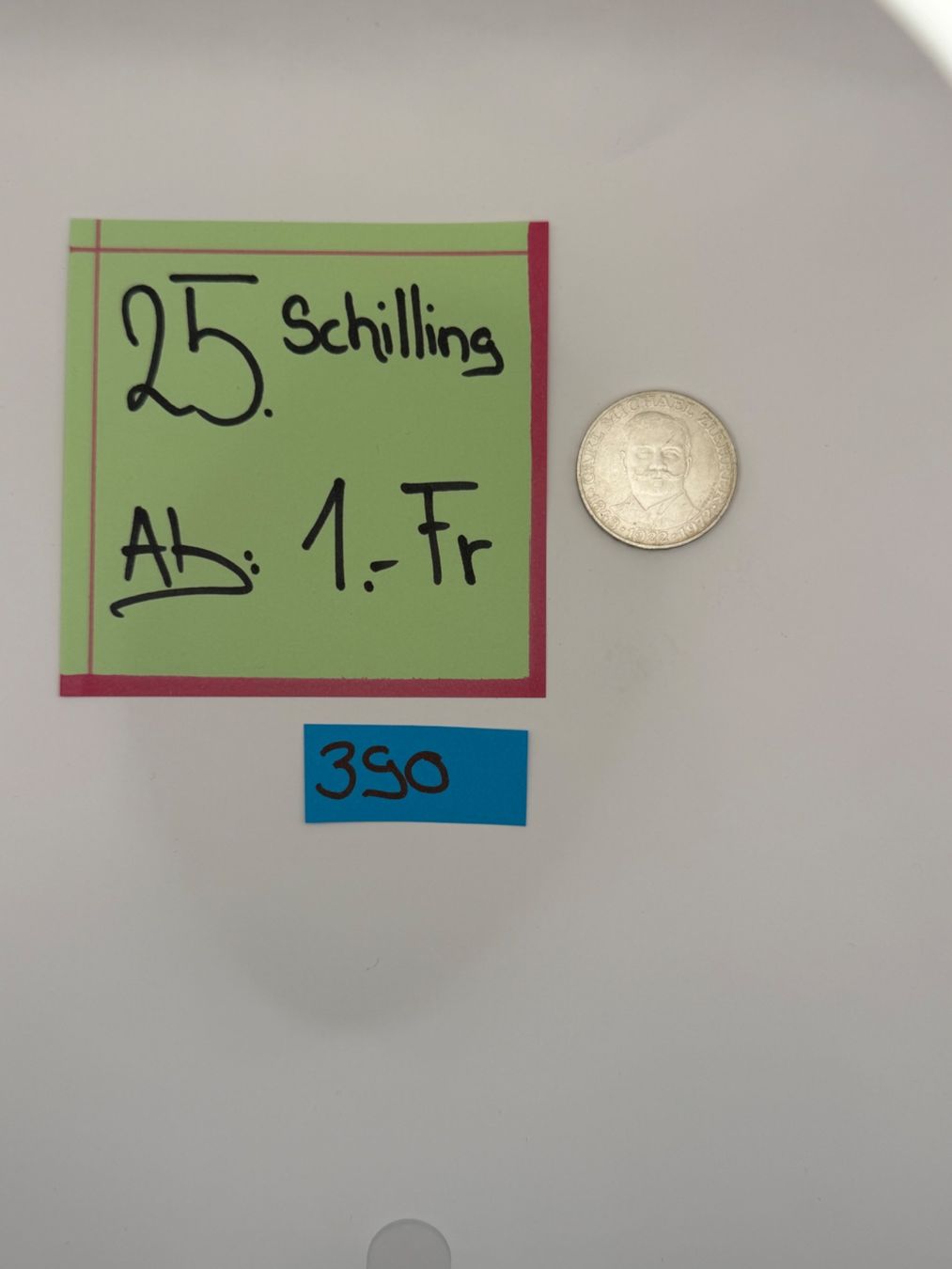 Tutti le monete: 25 Schilling Ab: 1.- Fr. – Usato da Engi venduto da kasi09