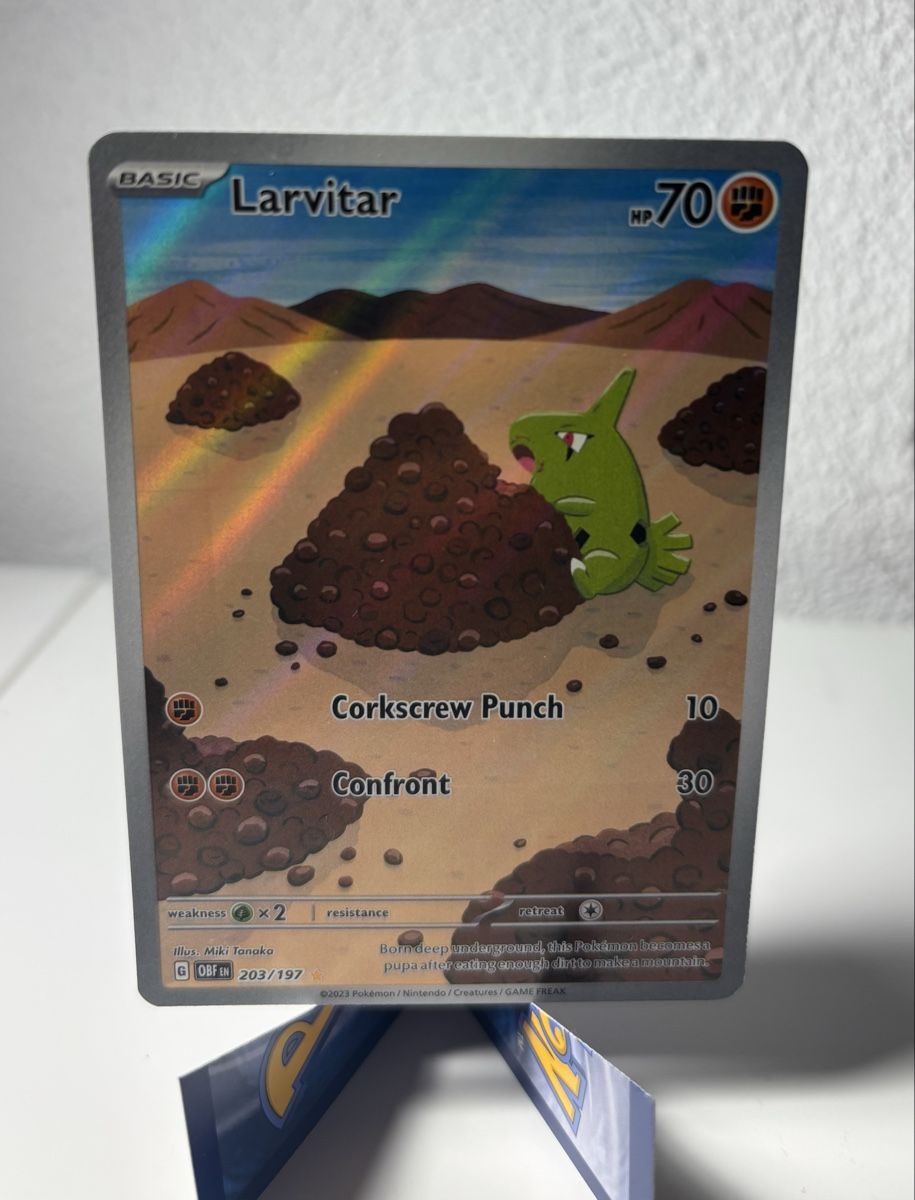 Pokémon Carte collezionabili: Larvitar 203/197 – Nuovo (secondo la descrizione) da Pravidondaz venduto da Lolo2222222