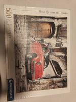 500er Puzzle rotes Auto