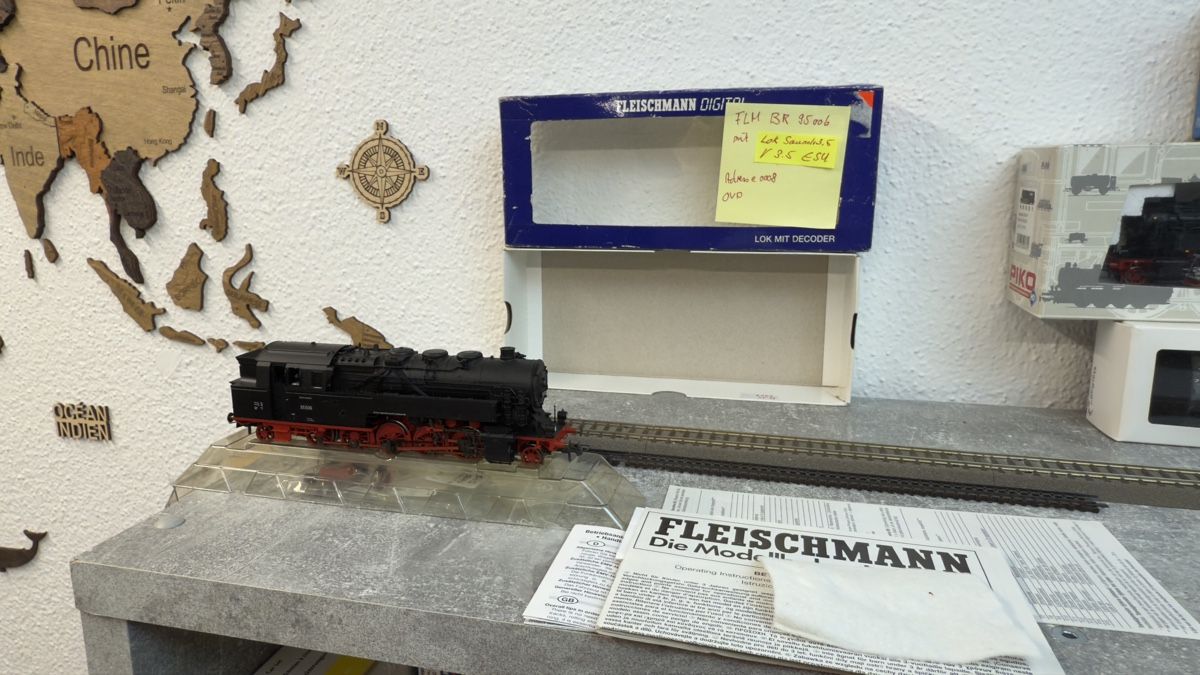 Fleischmann Modellini di ferrovie: Fleischmann Dampflok BR 95 mit OVP H0 / DC / Digital – Usato da Schlieren venduto da rat_lq6b 6