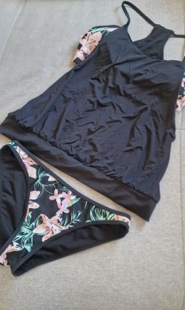 Tankini (Bikini-Set mit Top) von Rainbow Gr. 36 Tropen-Print