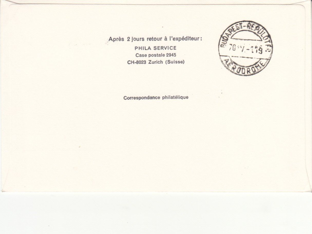 Alle Briefmarken: SLH RF 70.6c  Basel-Budapest – Gebraucht aus Bürglen TG von StampGraf 1