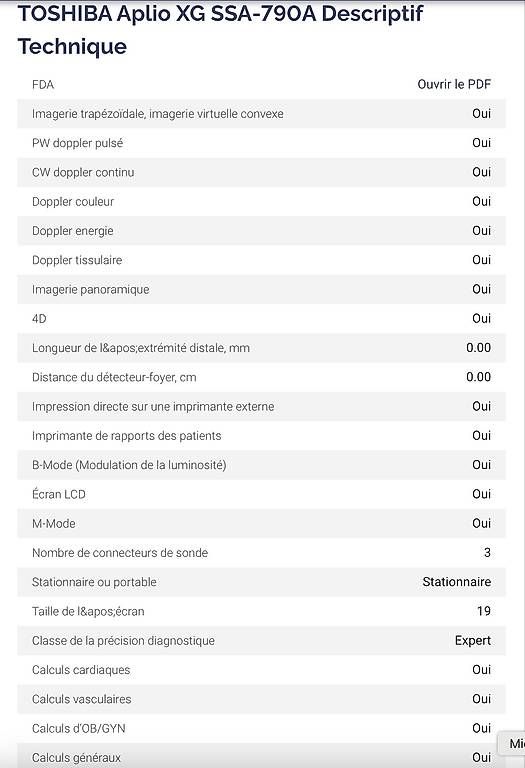 Attrezzature mediche: Echographe – Usato da Clarens venduto da Maximexx 4