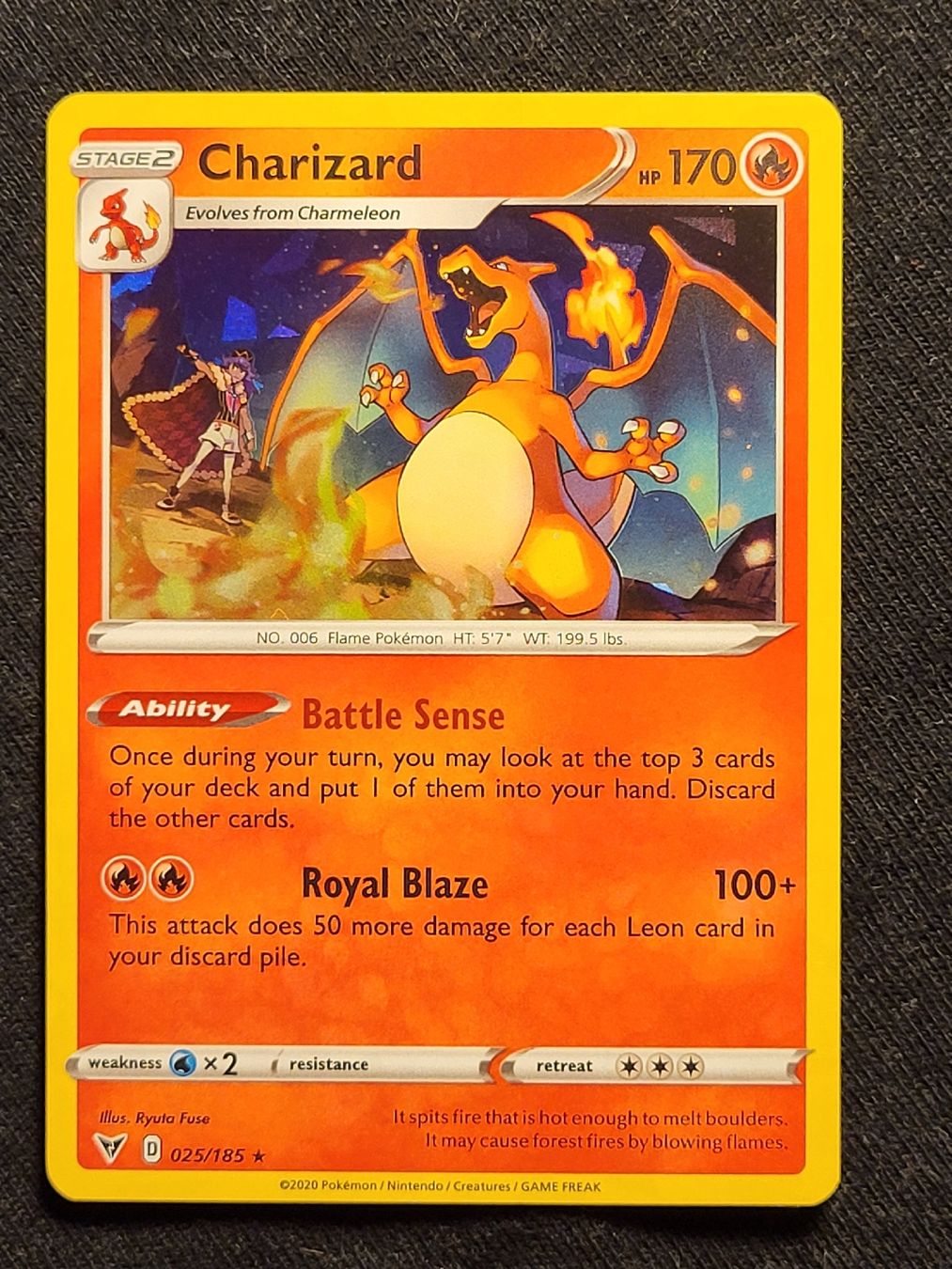 Pokémon Sammelbilder & Trading cards: 🇬🇧 Charizard 025/185 – Gebraucht aus Grindelwald von lego9 1