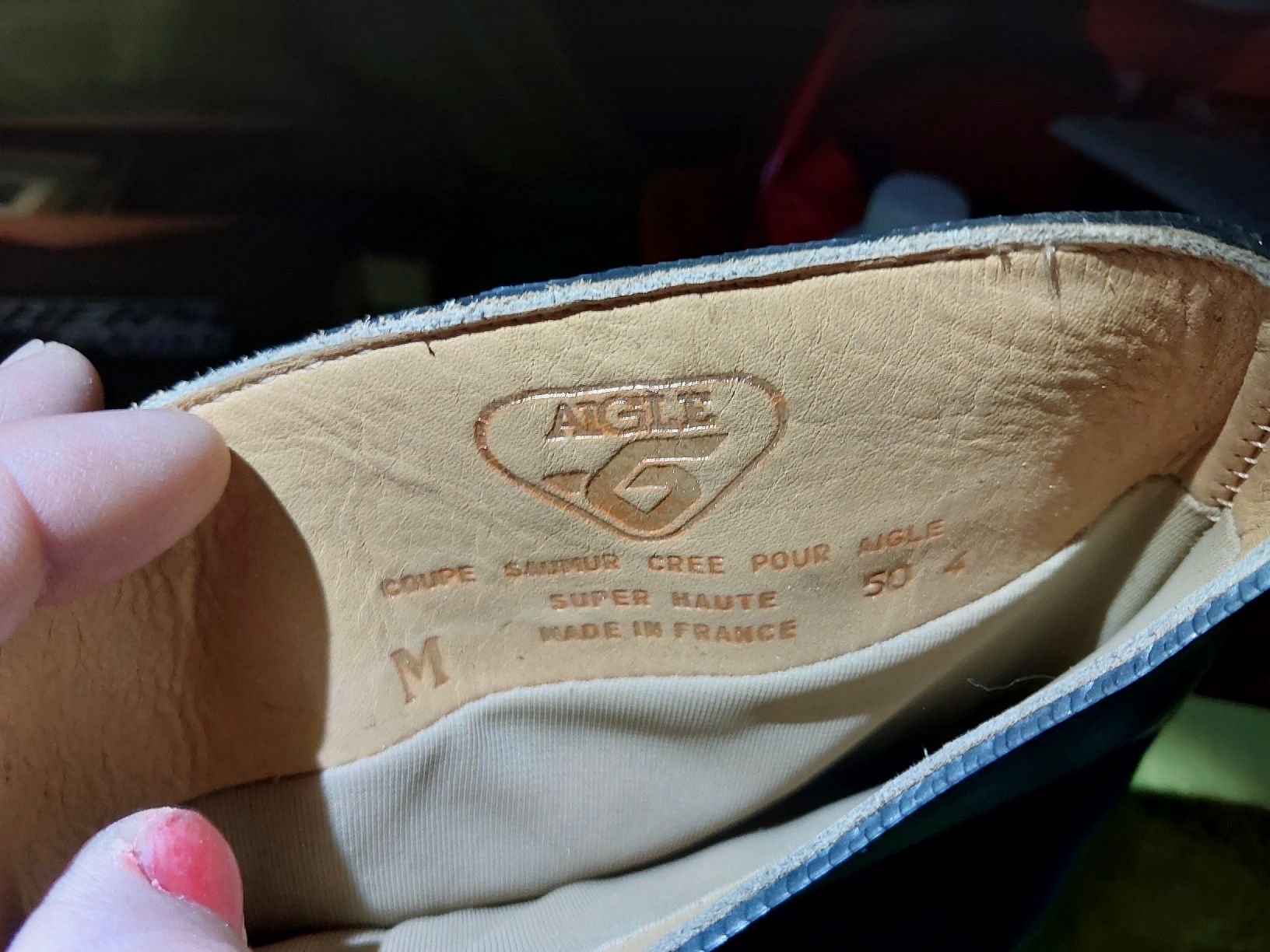 Scarpe da uomo: Aigle Stiefel Leder grösse 44 – Usato da oetwil am see venduto da timmy010 8