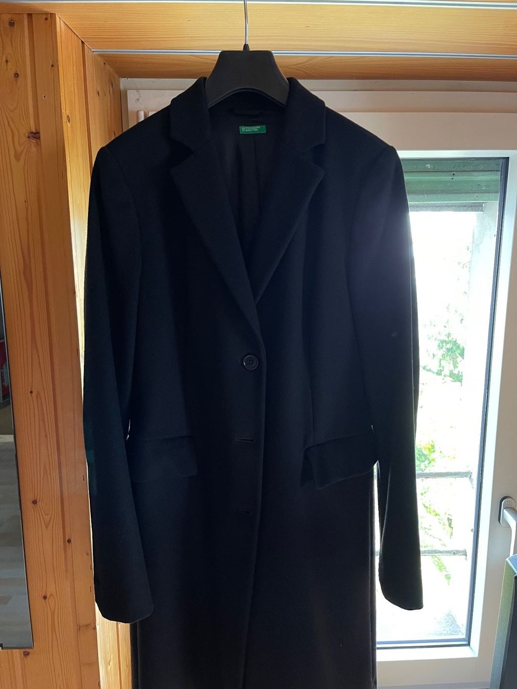Mäntel: Benetton Mantel Schwarz – Gebraucht aus Kriens von Angie88 1